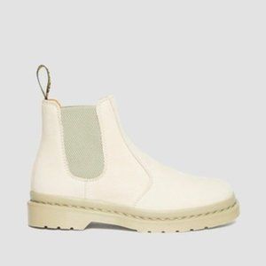 Dr. Martens 2976 MONO MILLED NUBUCK LEATHER CHELSEA BOOTS - Parchment Beige - 8